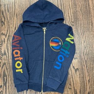 Aviator Nations kids size 10 navy sweatshirt